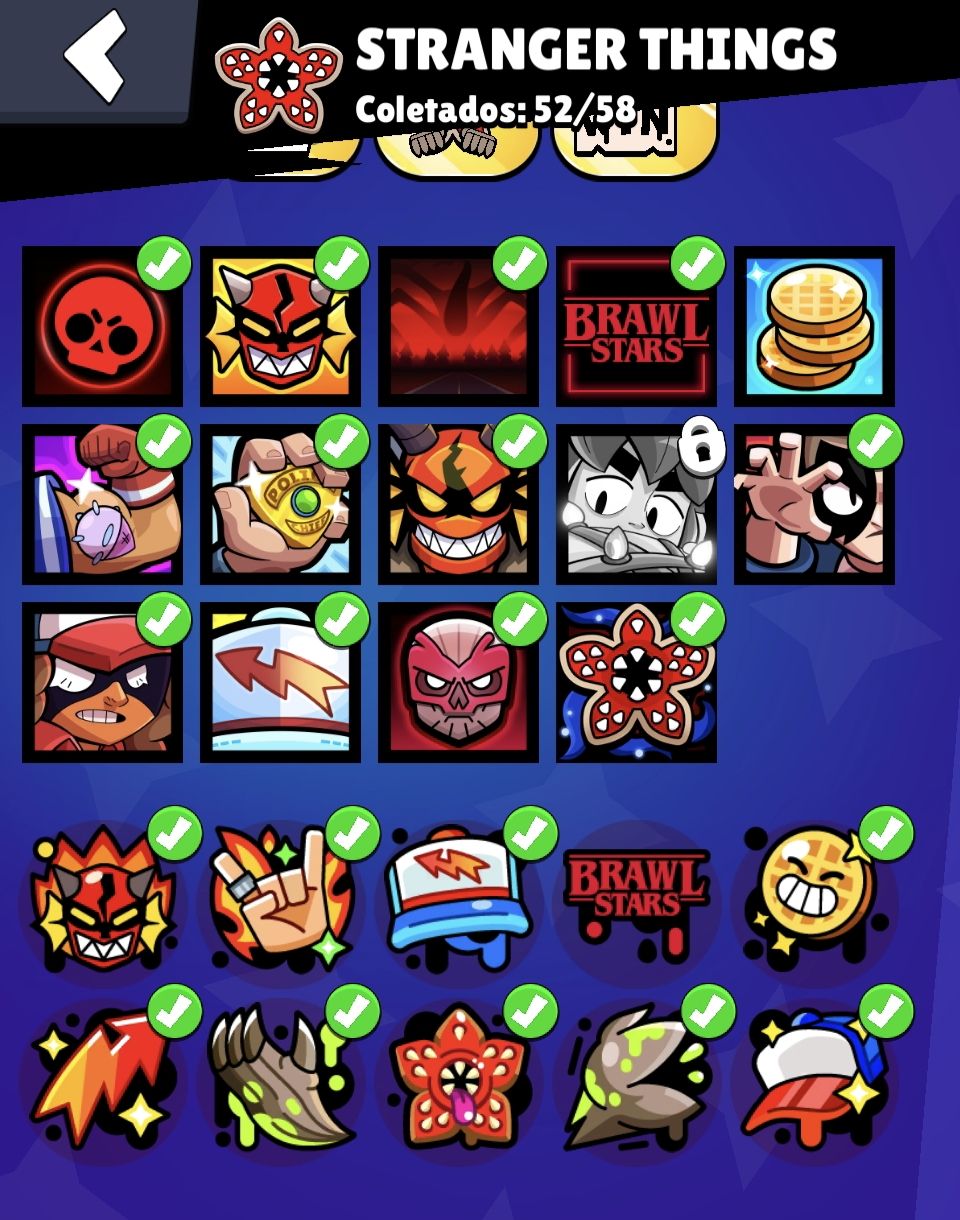 CONTA DE BRAWL STARS RARA 2020
