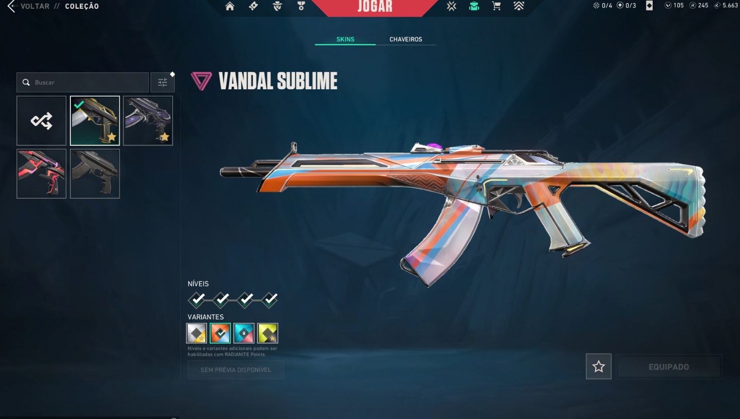 Conta mestre mts skin de lol e skins de valorant!