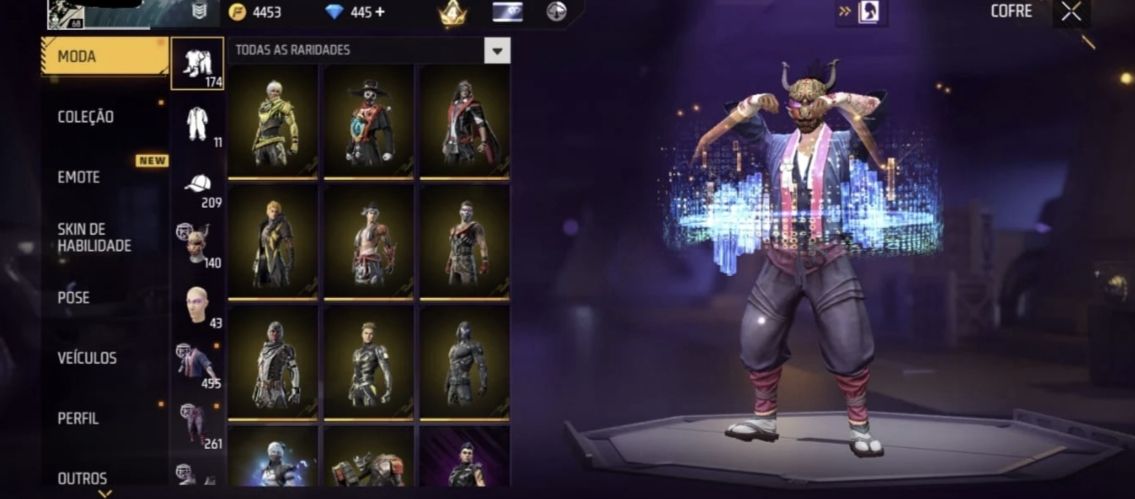 Conta de free fire com primeiro passe