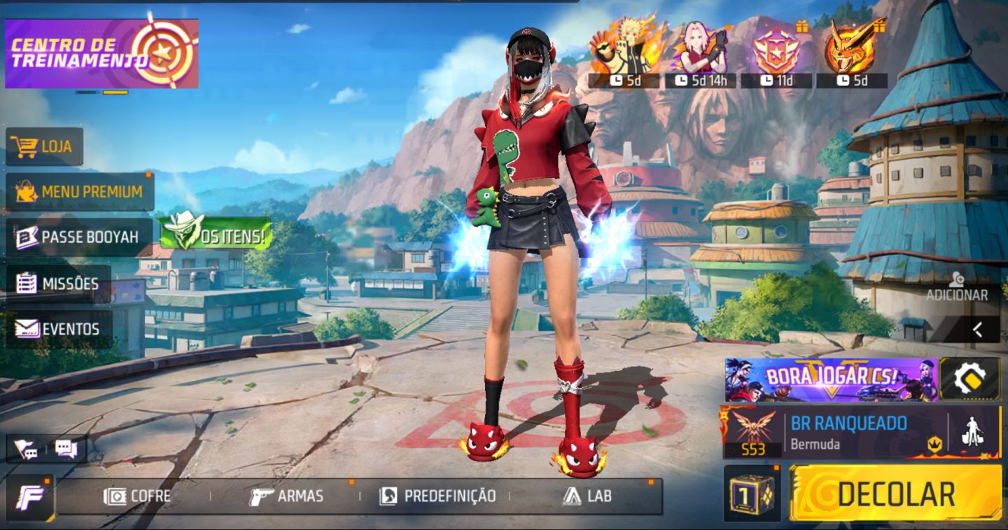CONTAS BOT FREE FIRE LEVEL 20 + Troca Nick / LEIA A DESCRIÇÃO