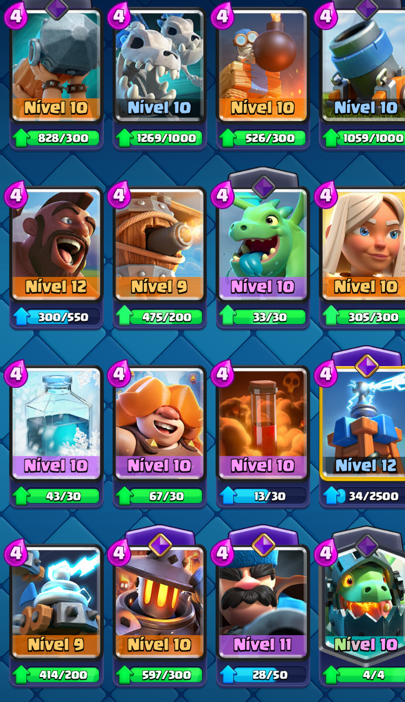 CONTA CLASH ROYALE 9K DE TROFÉUS COM MINI PEKKA NÍVEL 16