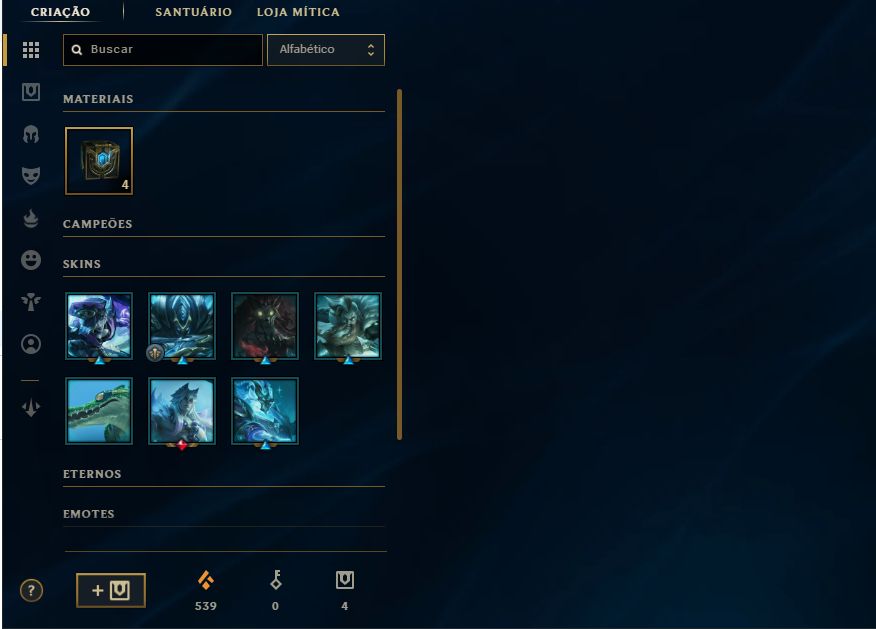 CONTA DE LOL COM MAIS DE 500 REIAS GASTOS 100, 98 SKINS! PROMOÇÃOOO!!!!