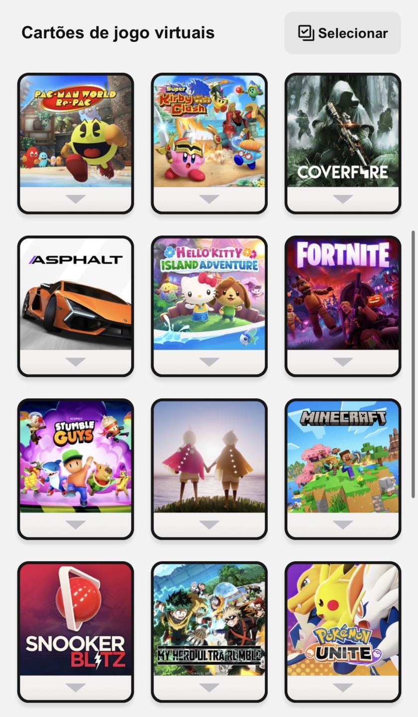 Conta de Nitendo Switch: Mario, Pokemon, Hello Kitty, Minecraft e muito mais!
