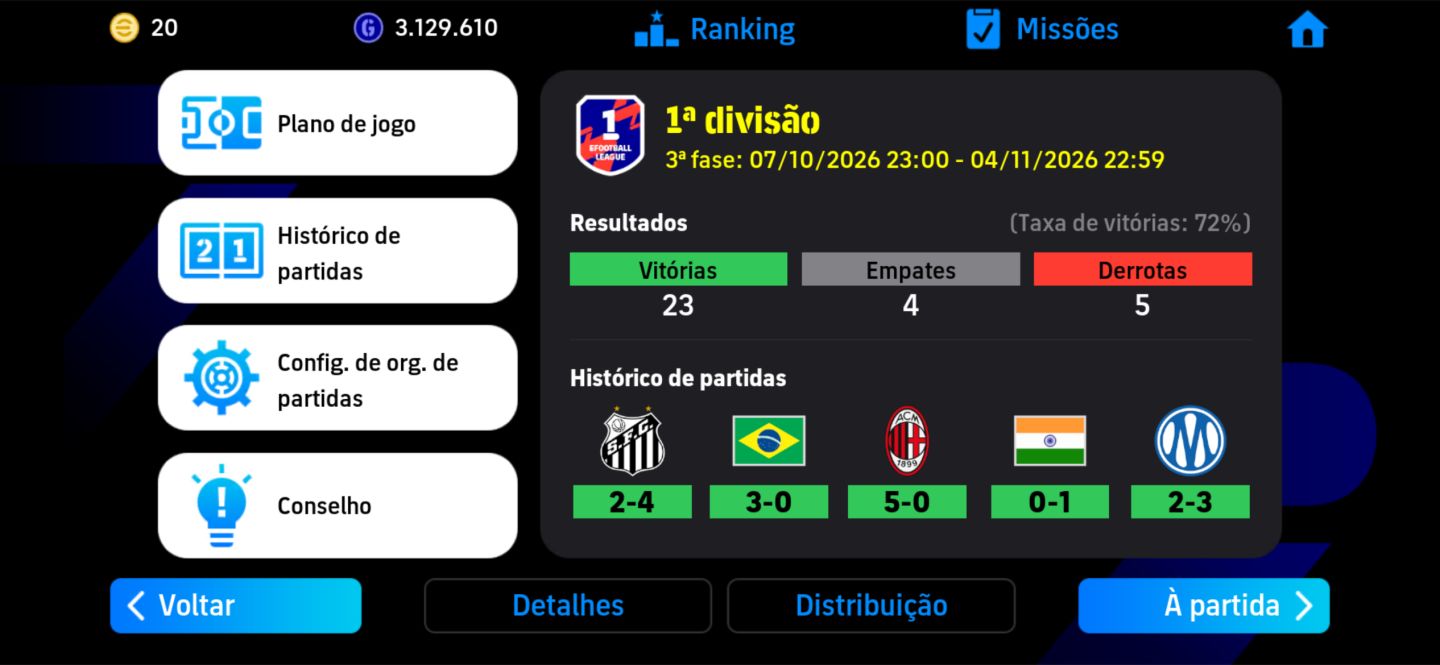 Conta Efootball - 3238 Over, Ibra 110, Bale 107, Seedorf 107, Yamal 105 e mt +