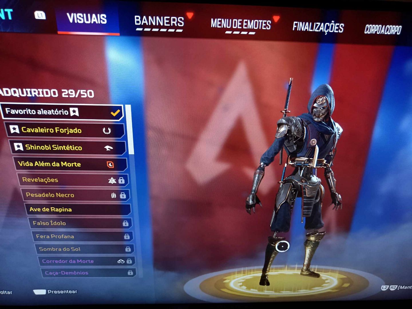 CONTA STEAM APEX 1 HERANÇA CAUSTIC / PSN LIBERADA
