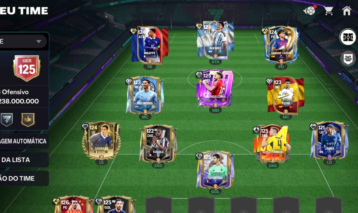 CONTA EA FC 26 MOBILE GER 125 RARA!