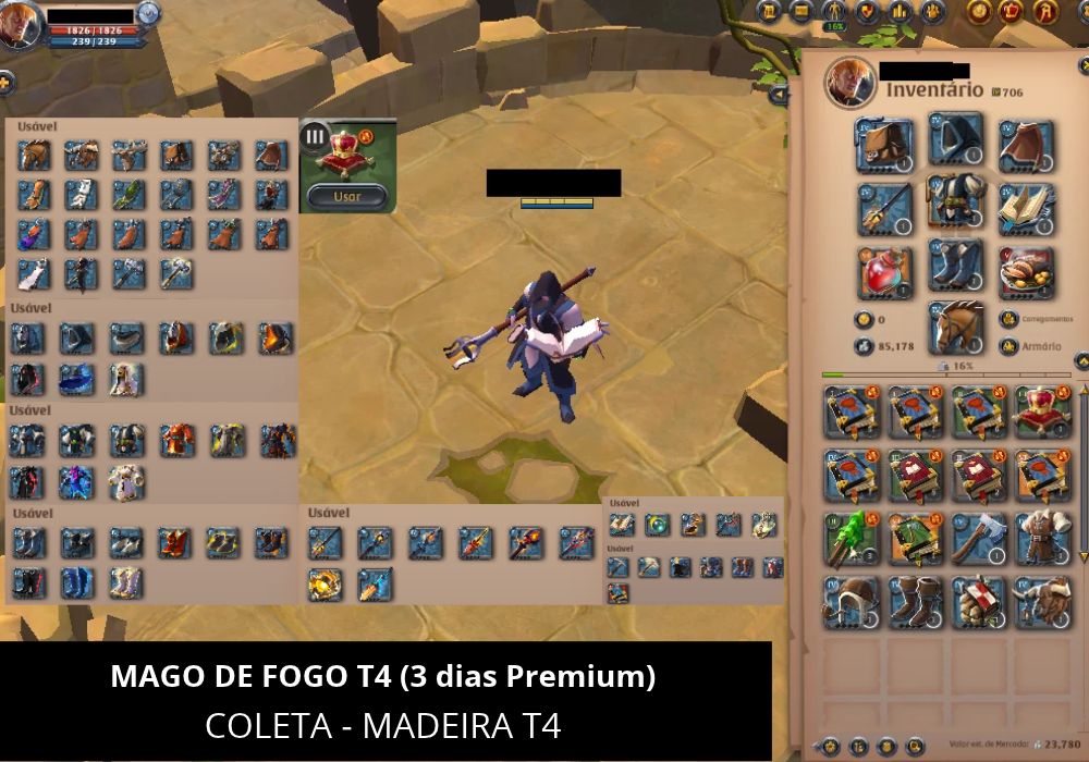 CONTAS ALBION A PARTIR DO T4 | FULL ACESSO