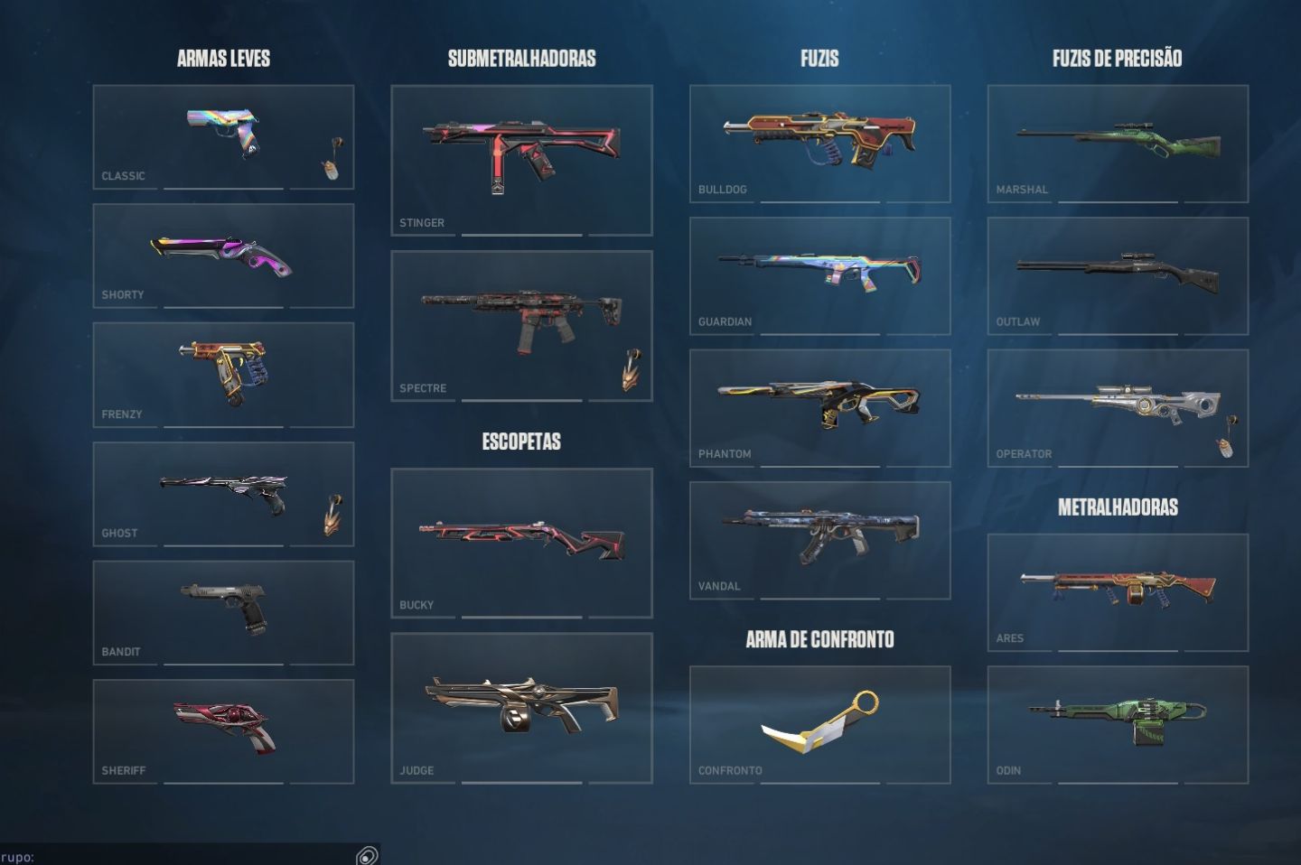 CONTA VALORANT COM MUITAS SKINS E MAIS DE 2 MIL GASTOS (LEVEL 214)