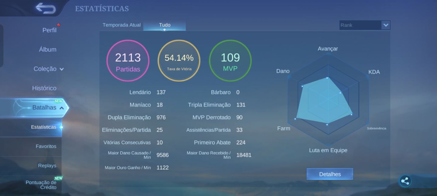 Mobile legend, conta mbl a venda!