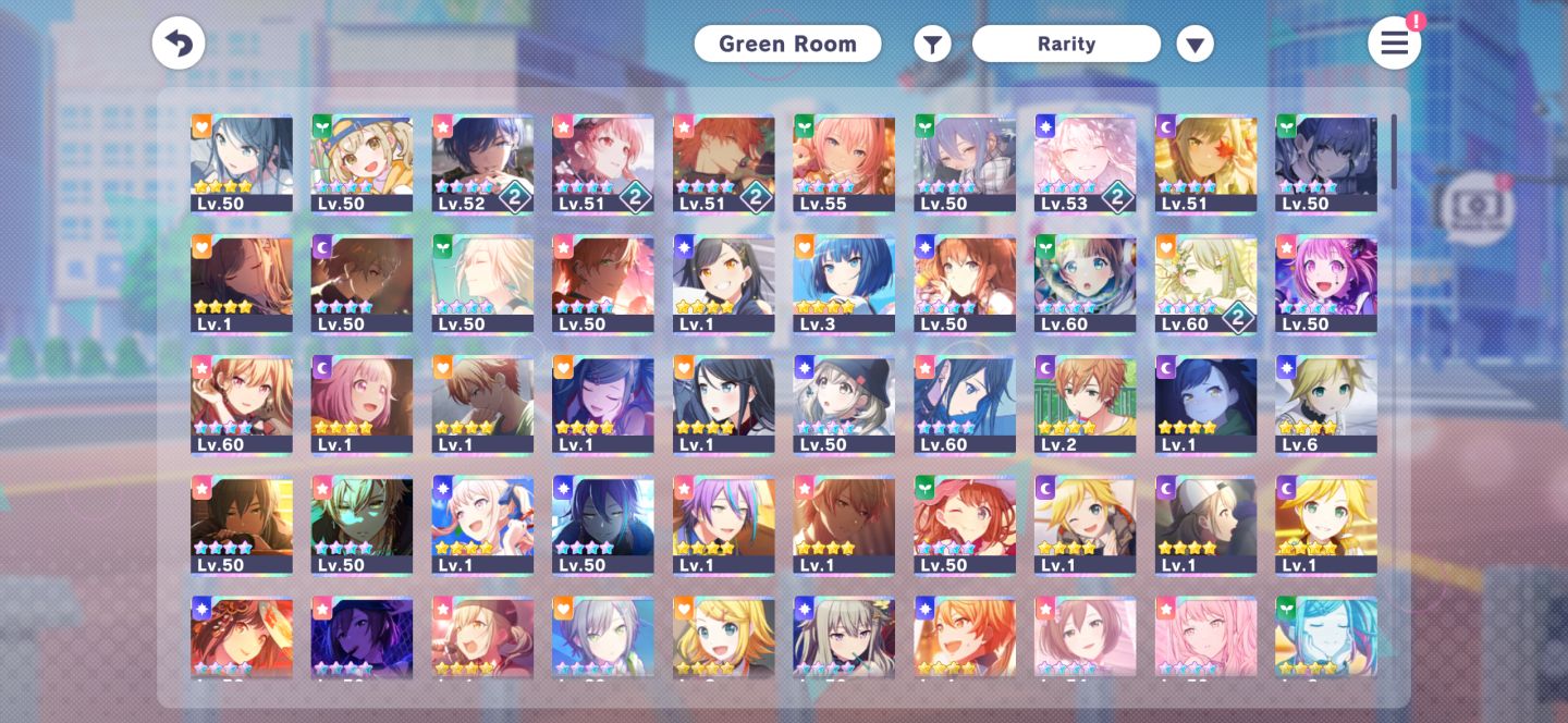 Conta Project Sekai | Colorful Stage || 70 cards 4 estrelas