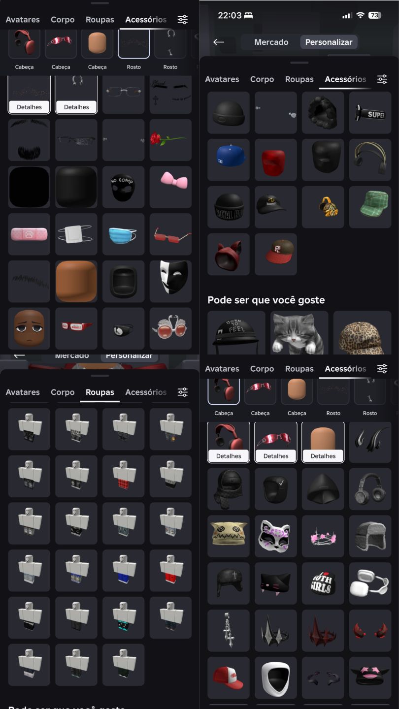 CONTA DE ROBLOX INVENTÁRIO AVALIADO EM 11.2K ROBUX