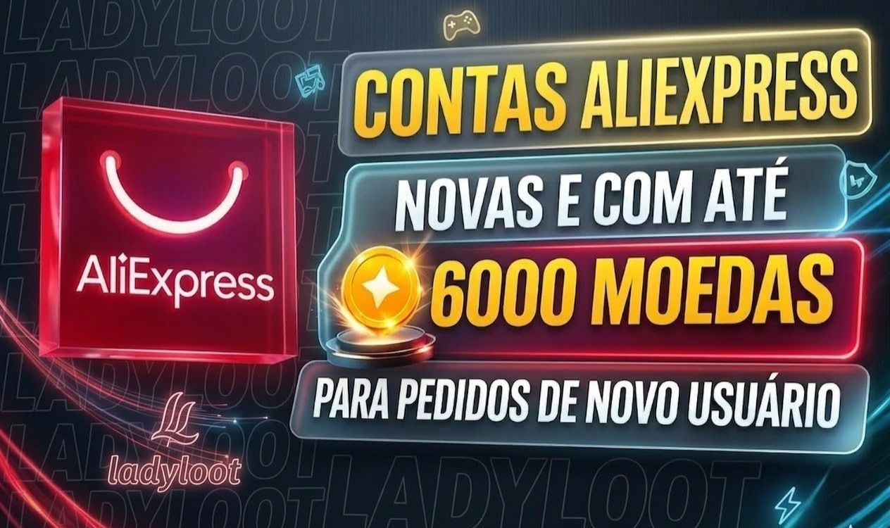 Conta AliExpress com 6k de moedas