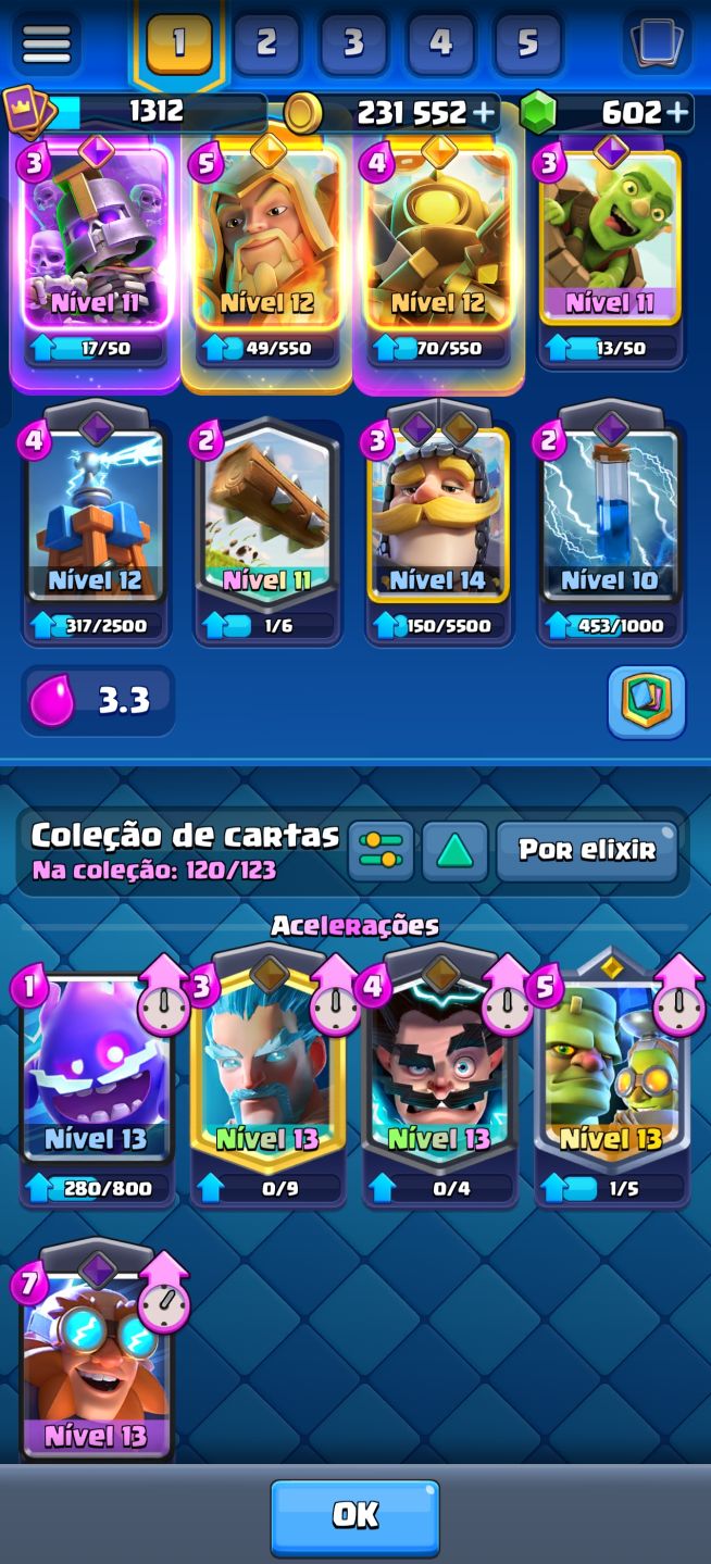 Conta de Clash Royale com 10 anos!!!! 10 aninhos, antiga dms