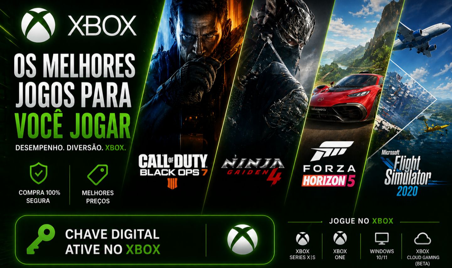 Xbox Key - ATIVAÇÃO PERMANENTE NA SUA CONTA - Jogos e DLC Originais e Baratos