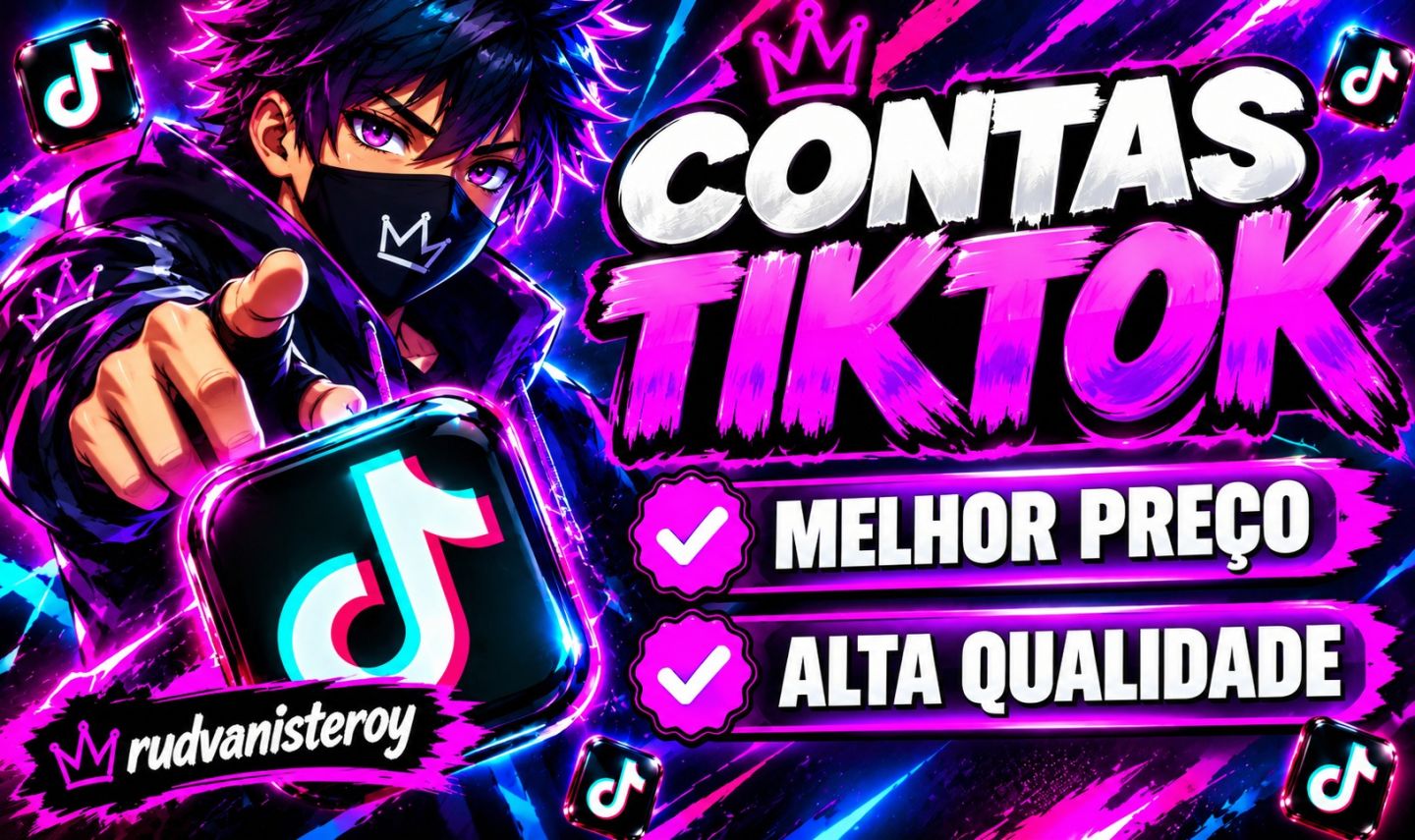 Contas Tiktok Novas | Ips: Mix, Eua, Ca e Uk COM 100 SEGUIDORES