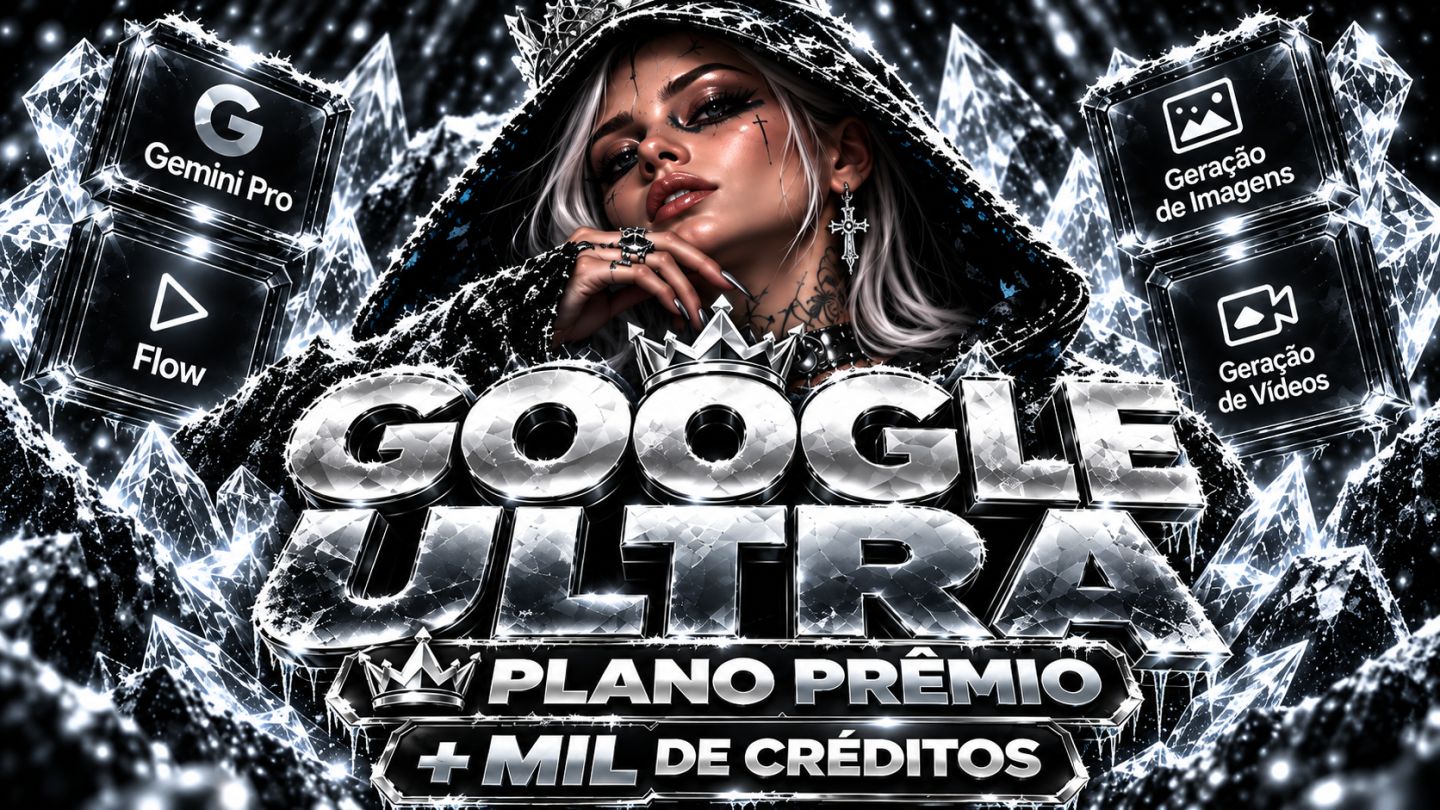 GOOGLE ULTRA 30 DIAS | VEO 3.1 + AI PRO | 1000 CRÉDITOS | SEM QUEDAS | O MELHOR