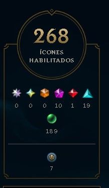 Desapego conta lol 8 skins Prestigio