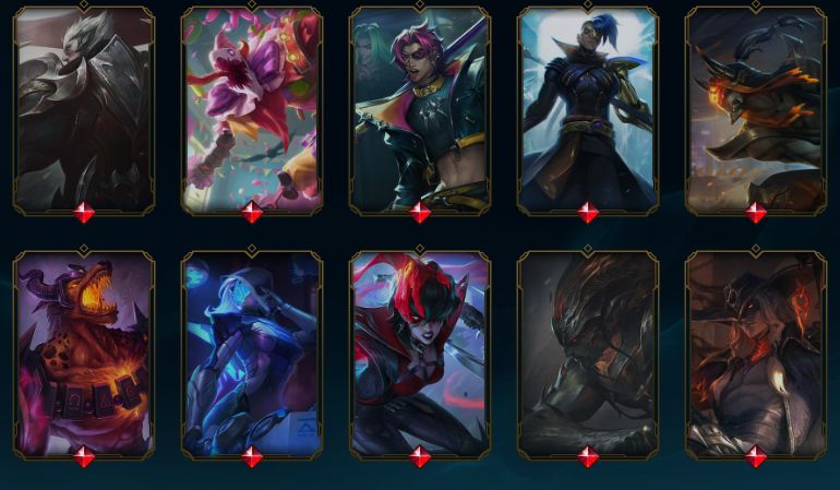 Conta da RIOT com 3000 reais gastos, incluindo viego reinado spectral extra