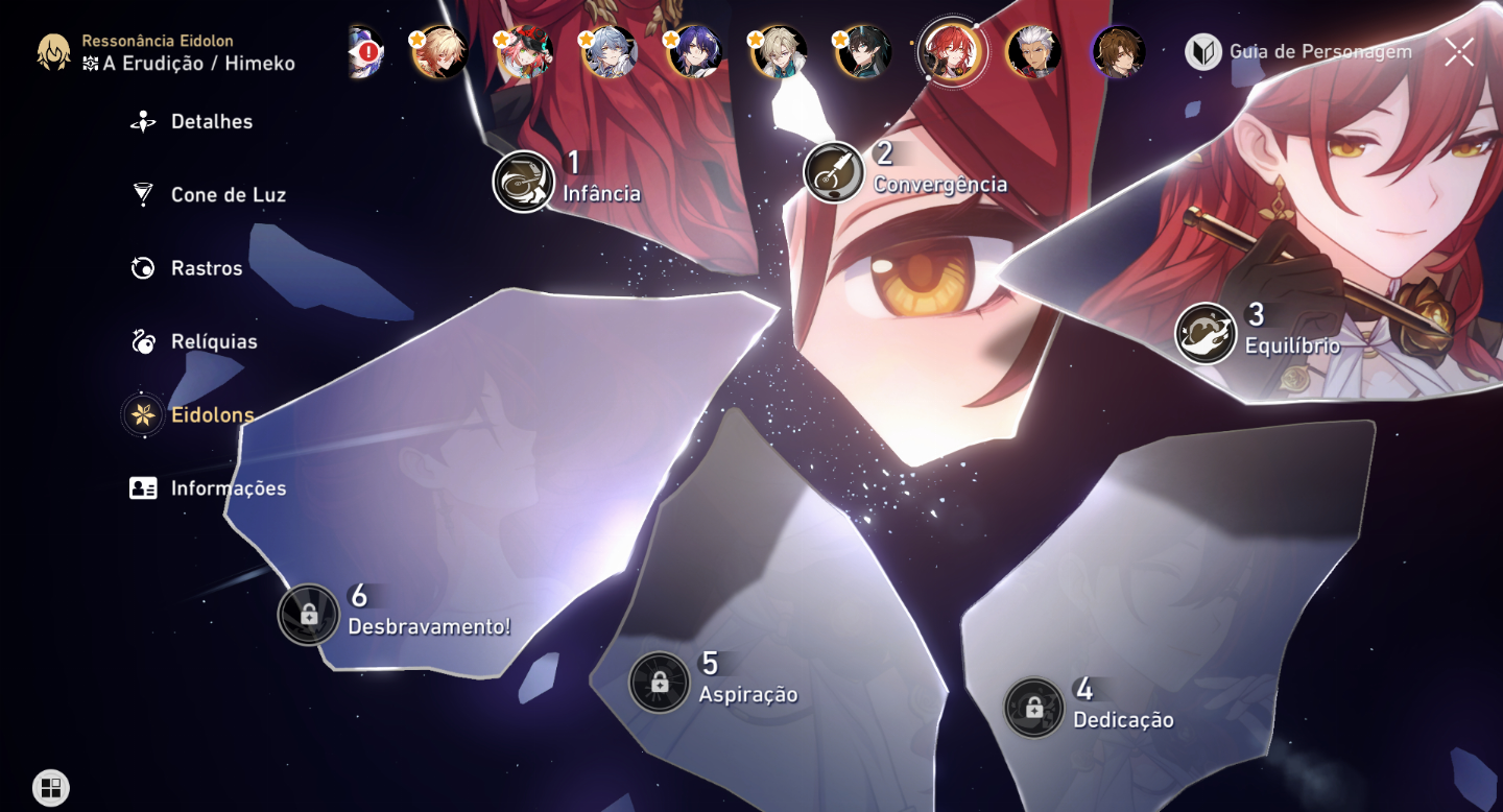 Conta honkai star rail 32 5* endgame + herta e2