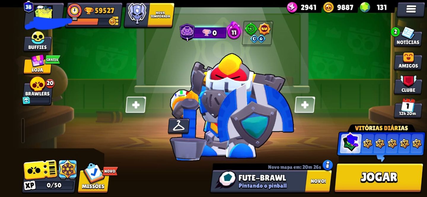 Conta Veterana com segundo e quarto passe, com muitas skins raras e pins raros.