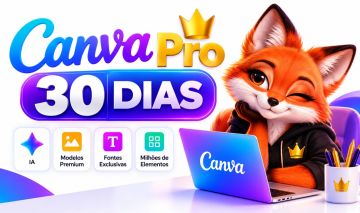 Canva Pro 30 Dias | Recursos Premium, IA, Modelos e Ferramentas Avançadas
