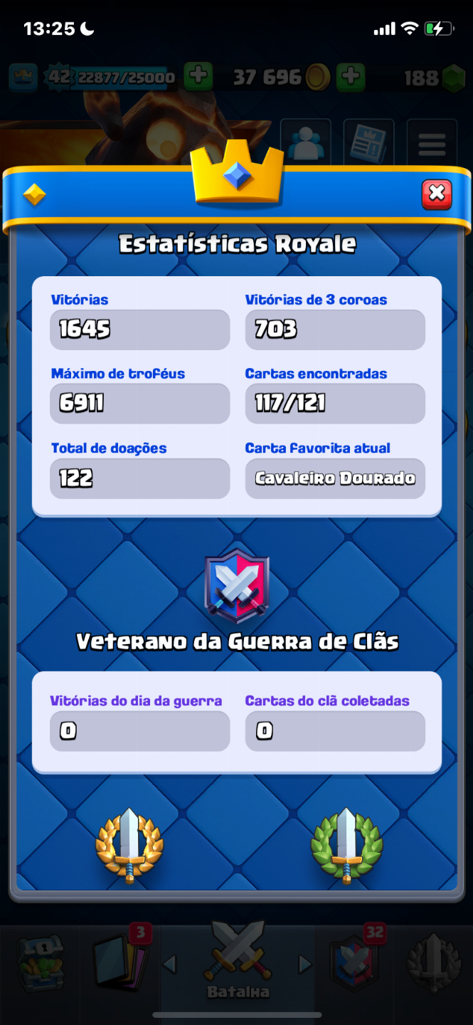 CONTA DE CLASH ROYALE BOA PARA INICIANTES !