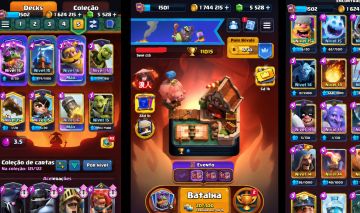 CONTA CLASH ROYALE 11.000 MIL TROFÉUS LOG BAIT LVL 15 EMBLEMA DE 8 ANOS DE JOGO