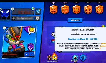 Conta de Brawl Stars + Clash Royale Melhor do Site!!!