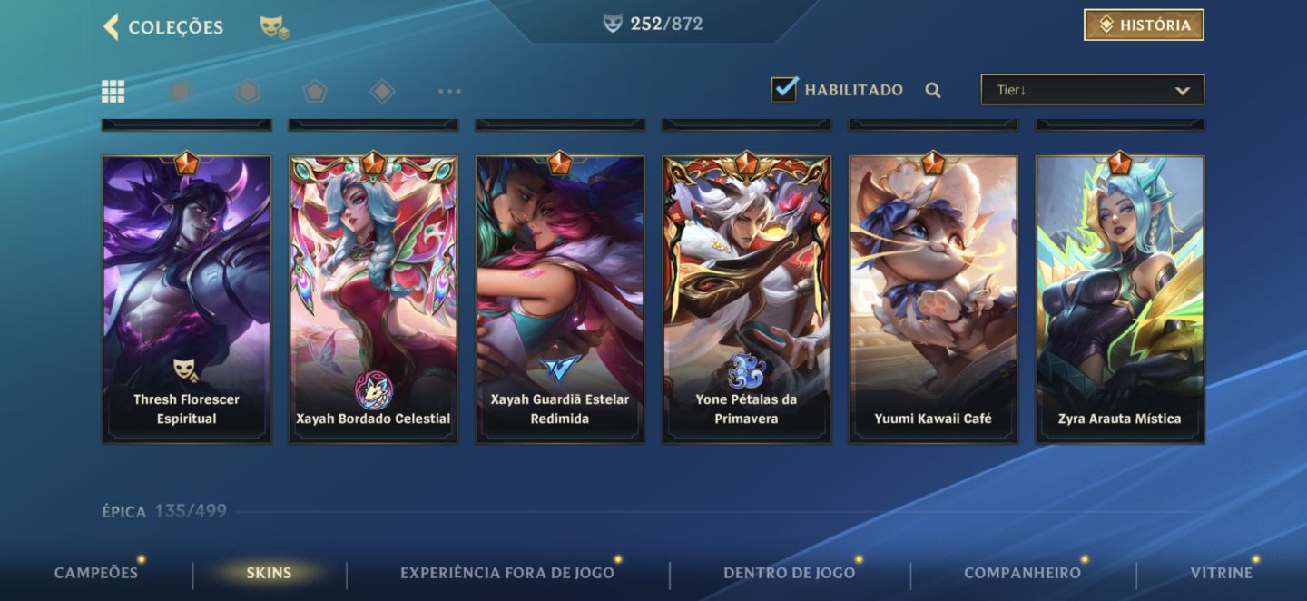 Conta de wild rift prestígio Lux e Morgana