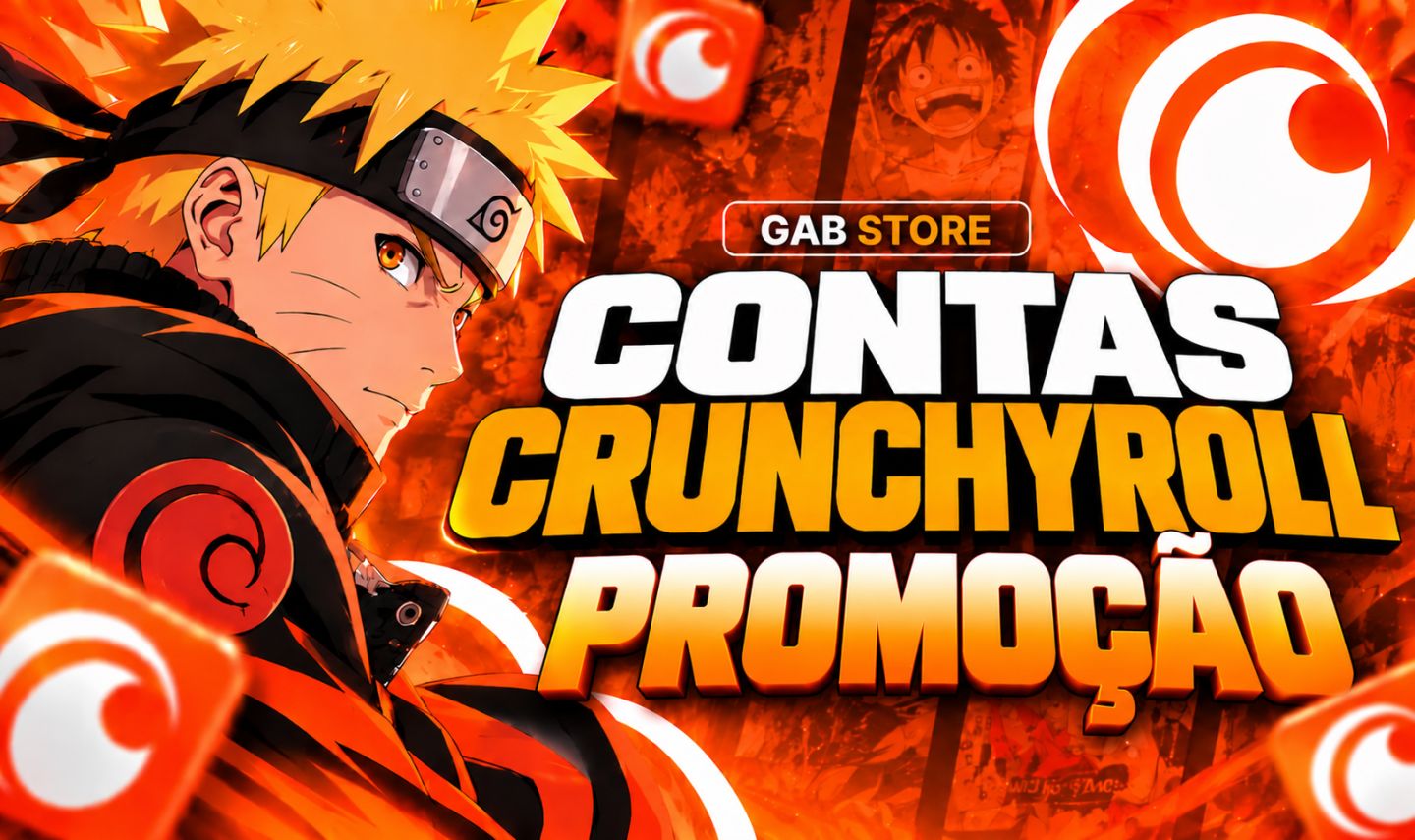 [ PROMOÇÃO!! ] CRUNCHYROLL MEGA FAN + BRINDE | 30 DIAS