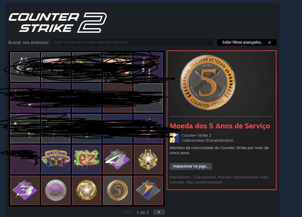 Conta Steam lvl 71 - 88 jogos - Cs 11 medalhas e etc... (GTA, RDR2 E ETC)