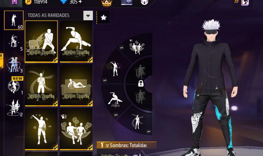 CONTA FF LVL 68 - PRIME 6 - 7 ANOS - ANGELICAL AZUL