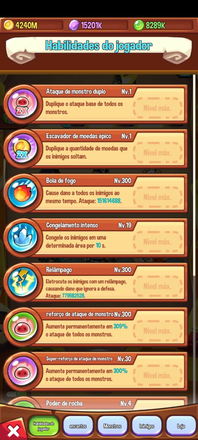 Conta de Summoners com monstros insanos le a descrição