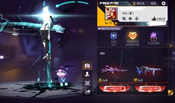 CONTA FREE FIRE ANTIGA E DE ID 8 DIGITOS RARA.