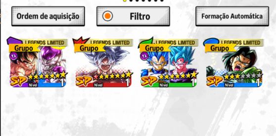 2 ULTRAS + LFS ESTRELADOS DRAGON BALL LEGENDS