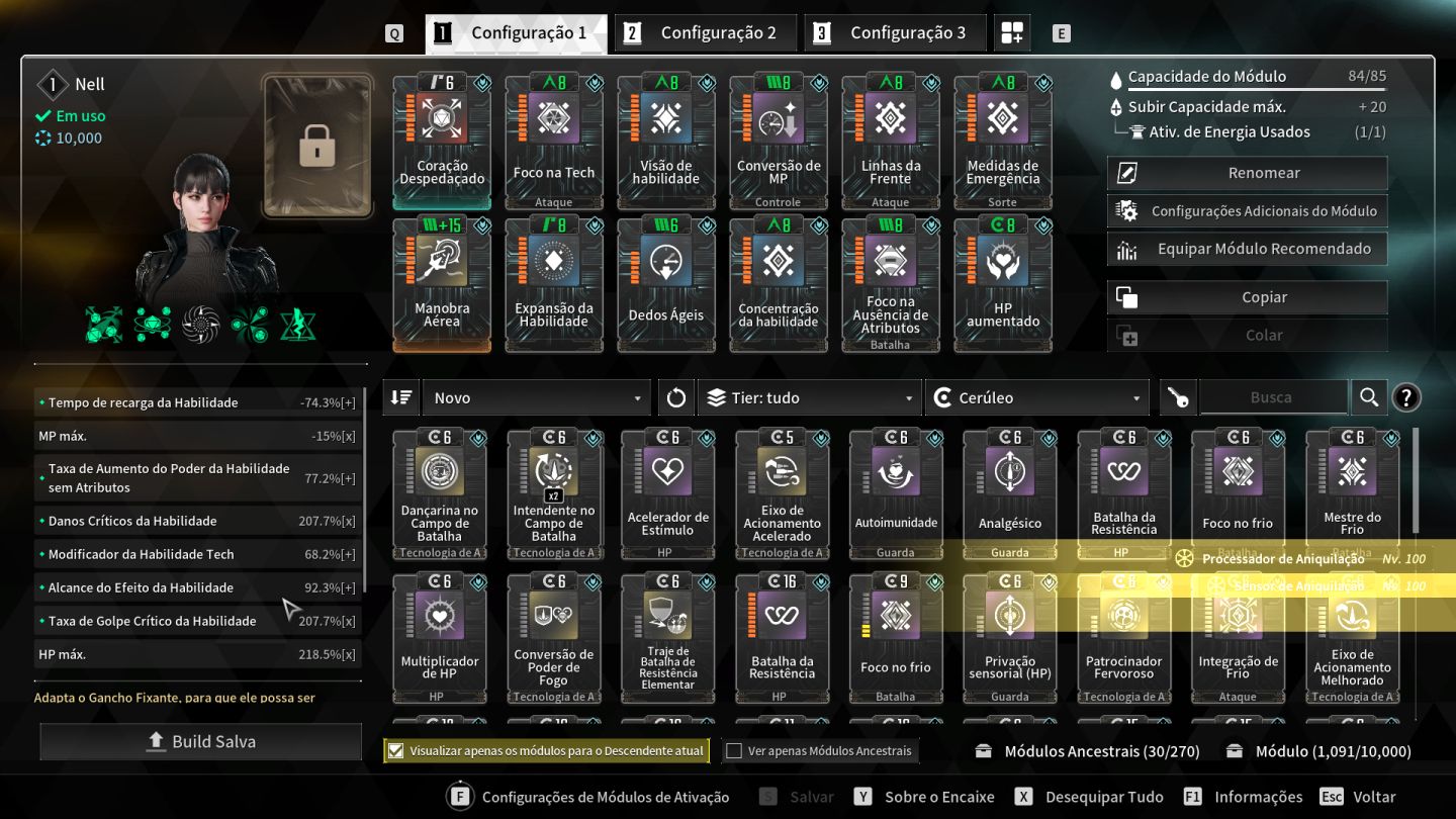 CONTA ENDGAME THE FIRST DESCENDANT | RANK 28 - 13 DESCENDANT FULL BUILD