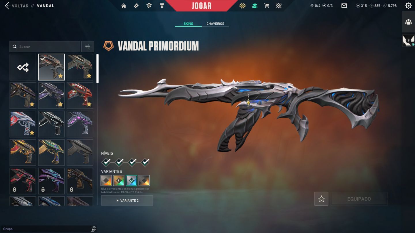 CONTA EX RADIANTE COM MUITAS SKINS E CARD DO BETA