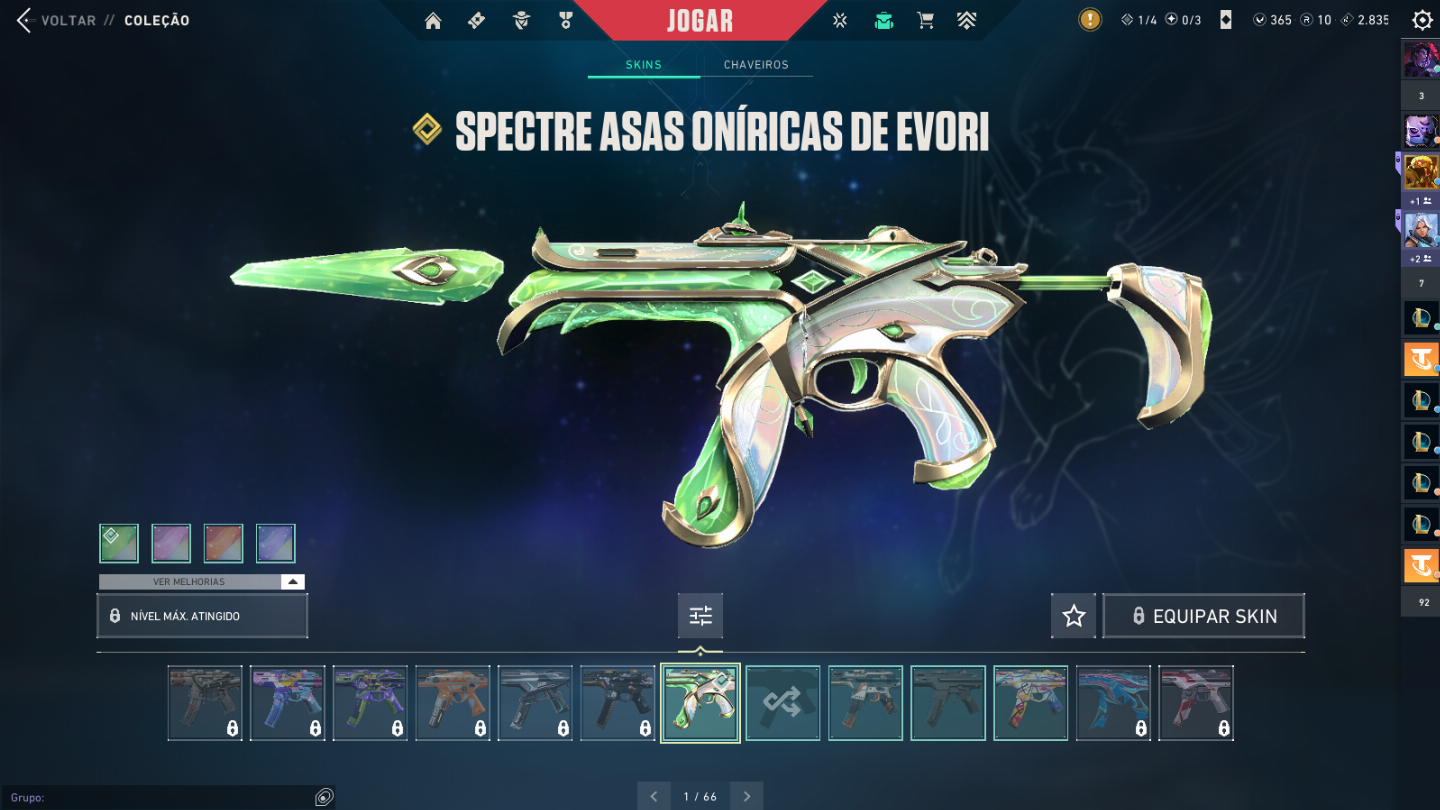 Conta valorant com leque flamejante, arcane, retribuição e ursinhos carinhosos.