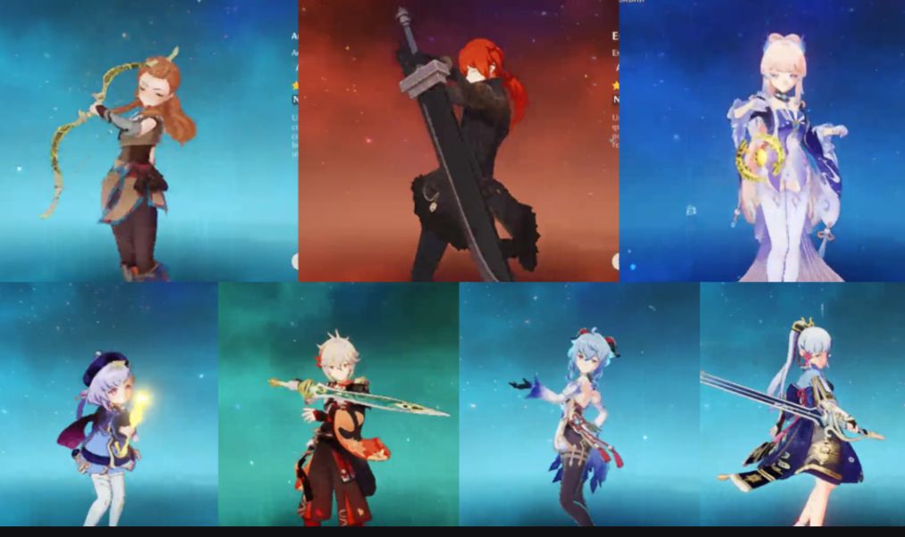 ASIA+KAZUHA+AYAKA+KOKOMI+GANYU+ALOY+QIQI C1+DILUC