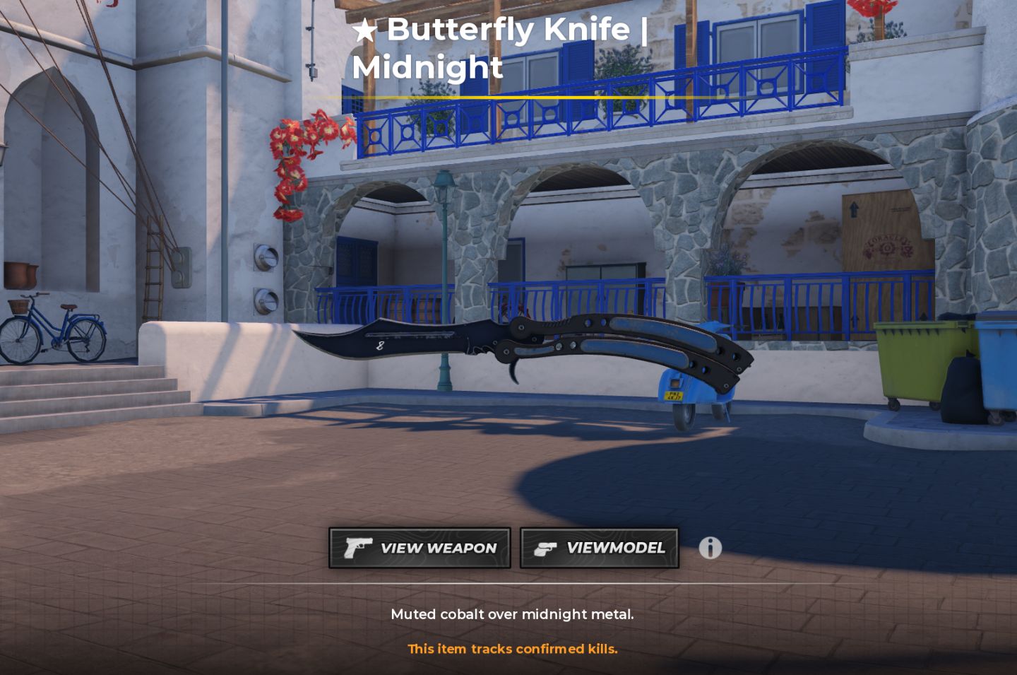 Skin de faca bloxstrike melhor preço | Butterfly midnight