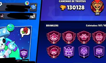Conta brawl stars a venda +130K TROFÉUS E 97 BRAWLERS NO NÍVEL 11 + TODAS HIPER