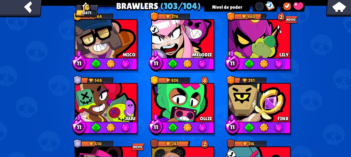 Conta gemada Brawl Stars End Game