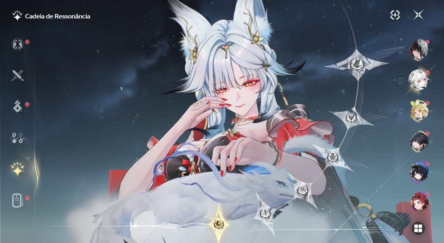 Hsin R1 S1 + Chisa S1 + Verina R3 + Calcharo + Lingyang + T4 R6
