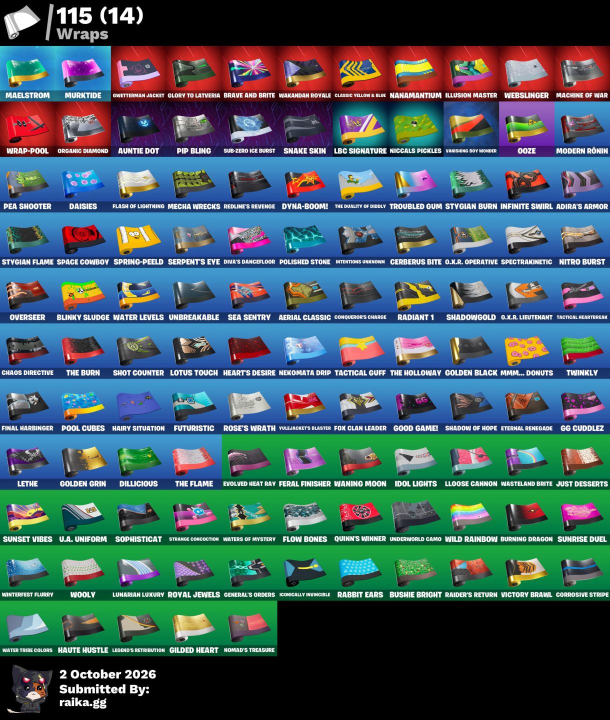 Conta Fortnite com 178 skins, incluindo Renegade, Billie entre outros
