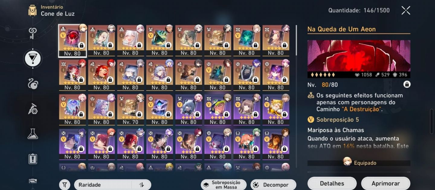 Promoçao Conta End Game Honkai Star Rail. FULL Build