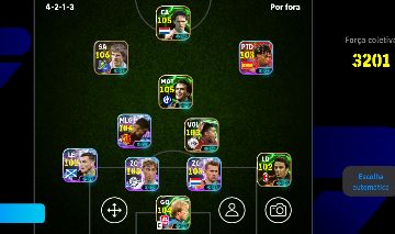 Conta eFootball 3201 de overall