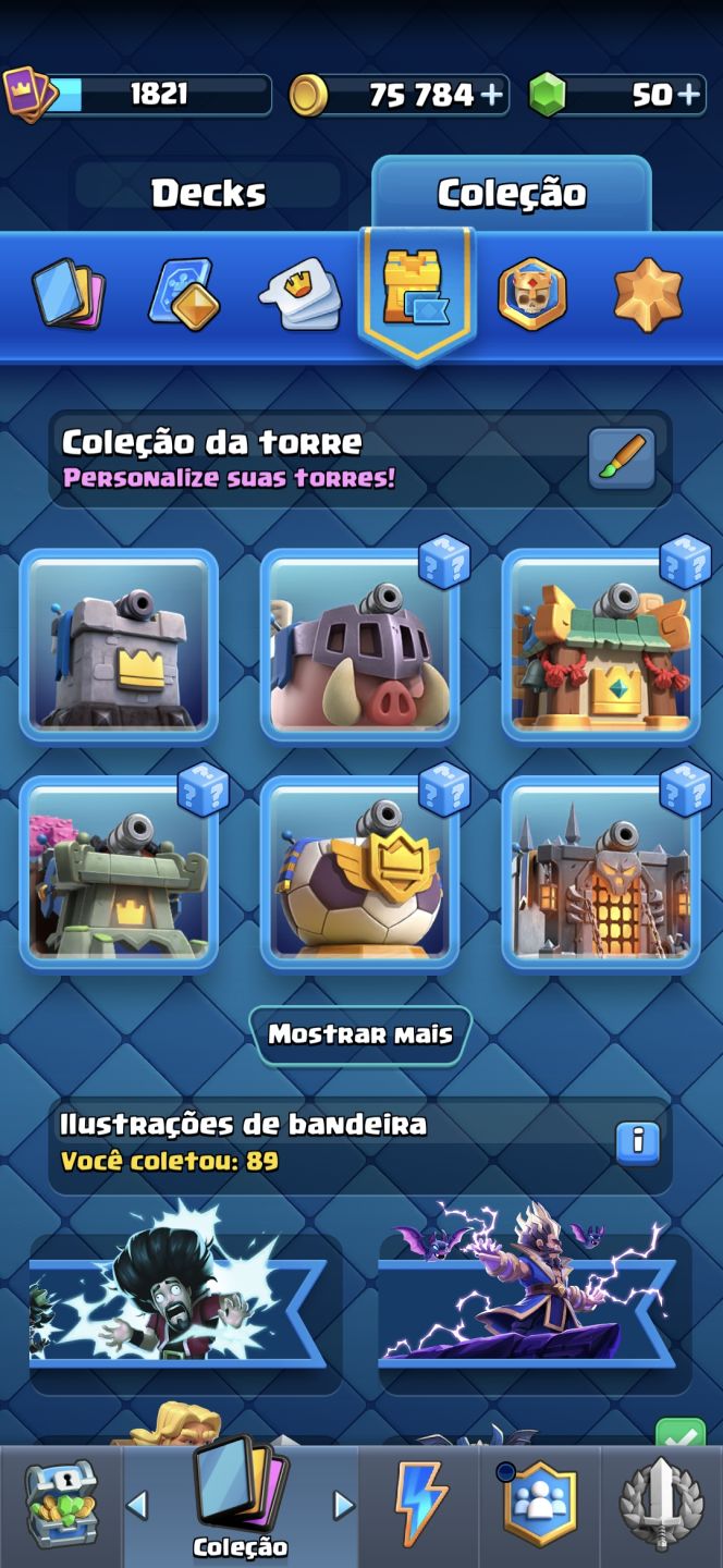 CONTA GEMADA CLASH ROYALE E BRAWL STARS