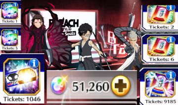 BBS/ 51260 Orbs/ Shuhei - Kensei - Aizen 11th/1046 BBS/ 9185 Accessory Tickets