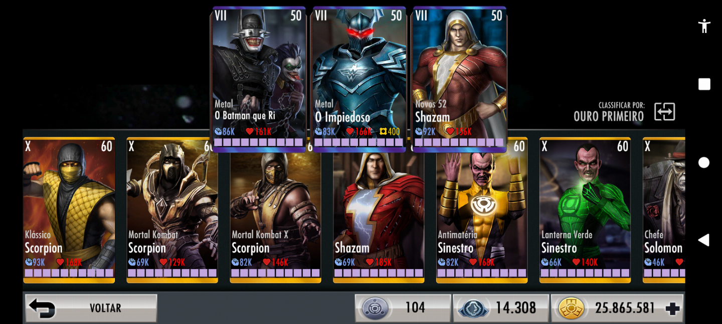 Conta Injustice gods vip - Full acesso ( MEGA PROMOÇÃO ) :-$