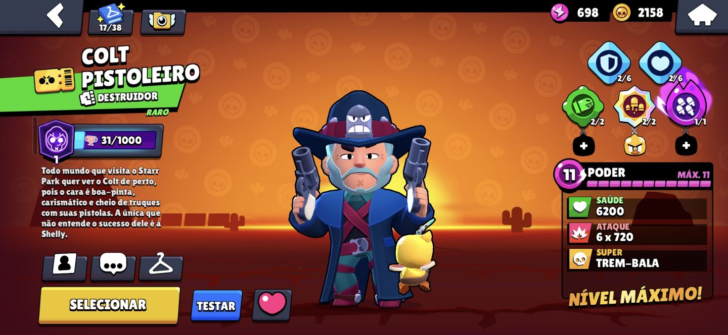 CONTA DE BRAWL STARS EXTREMAMENTE RARA